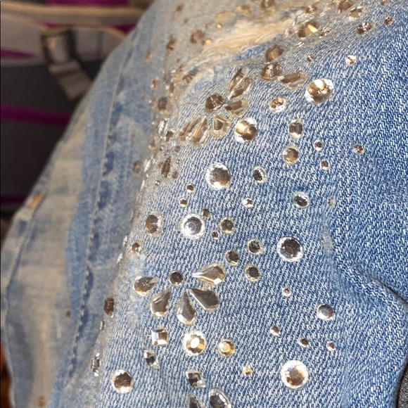 A&F Rhinestone Jeans - Picture 4 of 8